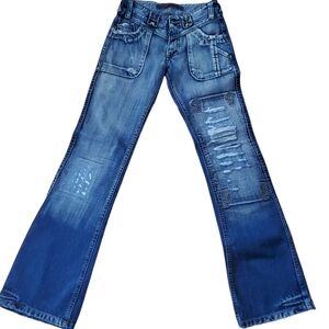 Women's Blue Flare & Wide Leg Jeans